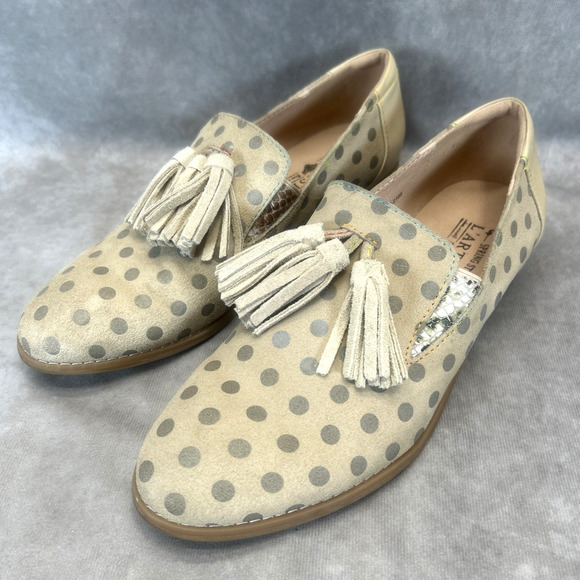 L'Artiste By Spring Step Klasik Women's Loafer 9 Tan Gray Leather Slip-On Shoes - Picture 3 of 10